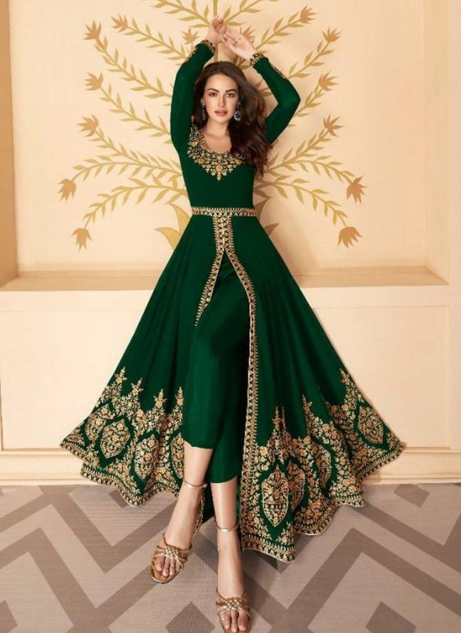 AASHIRWAD PAKHI GOLD Latest Fancy Designer Festive Wear Real Georgette Heavy Worked Salwar Suit Collection